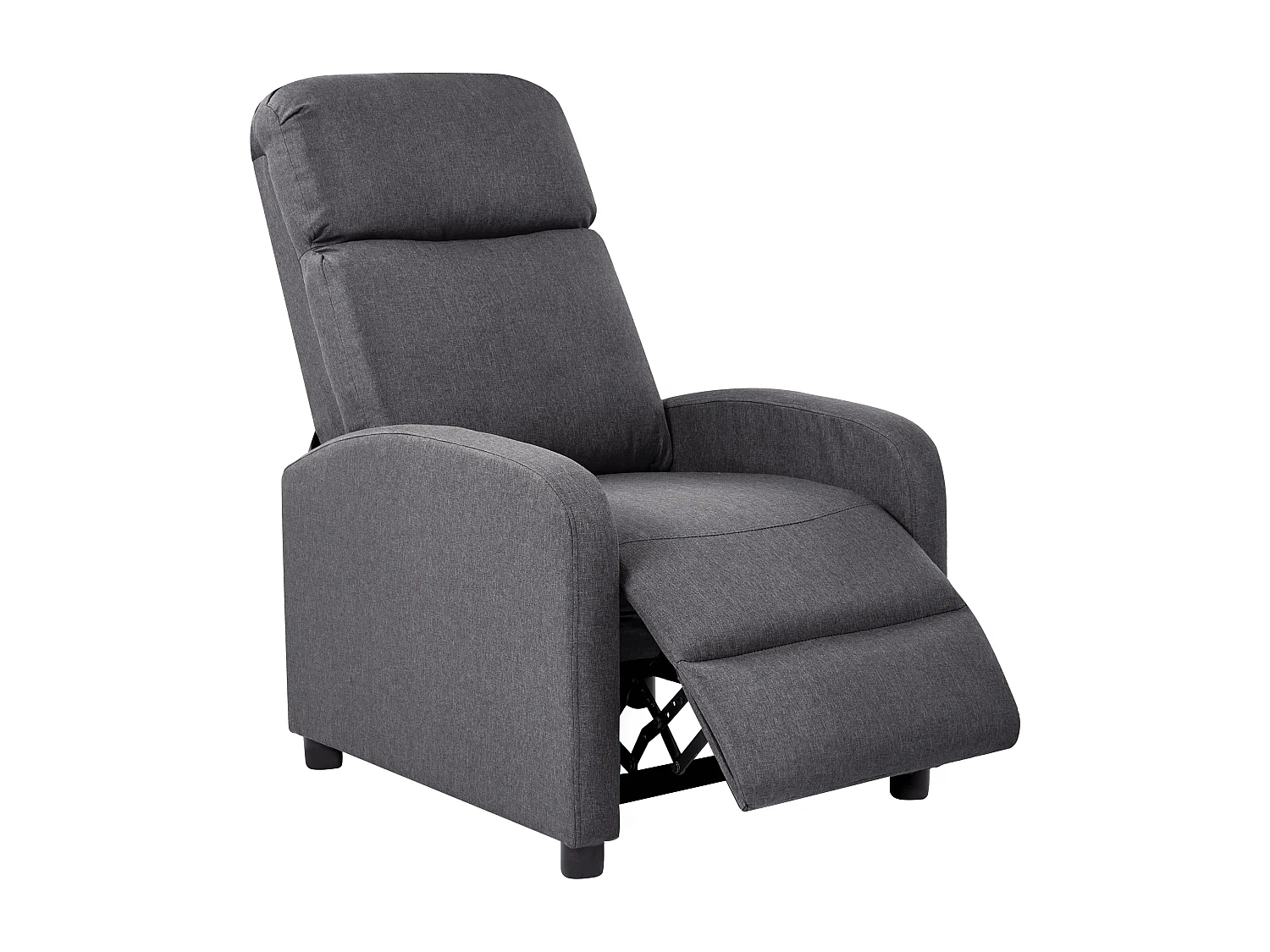 Fauteuil inclinable EMINENCE Lin synthétique Gris foncé