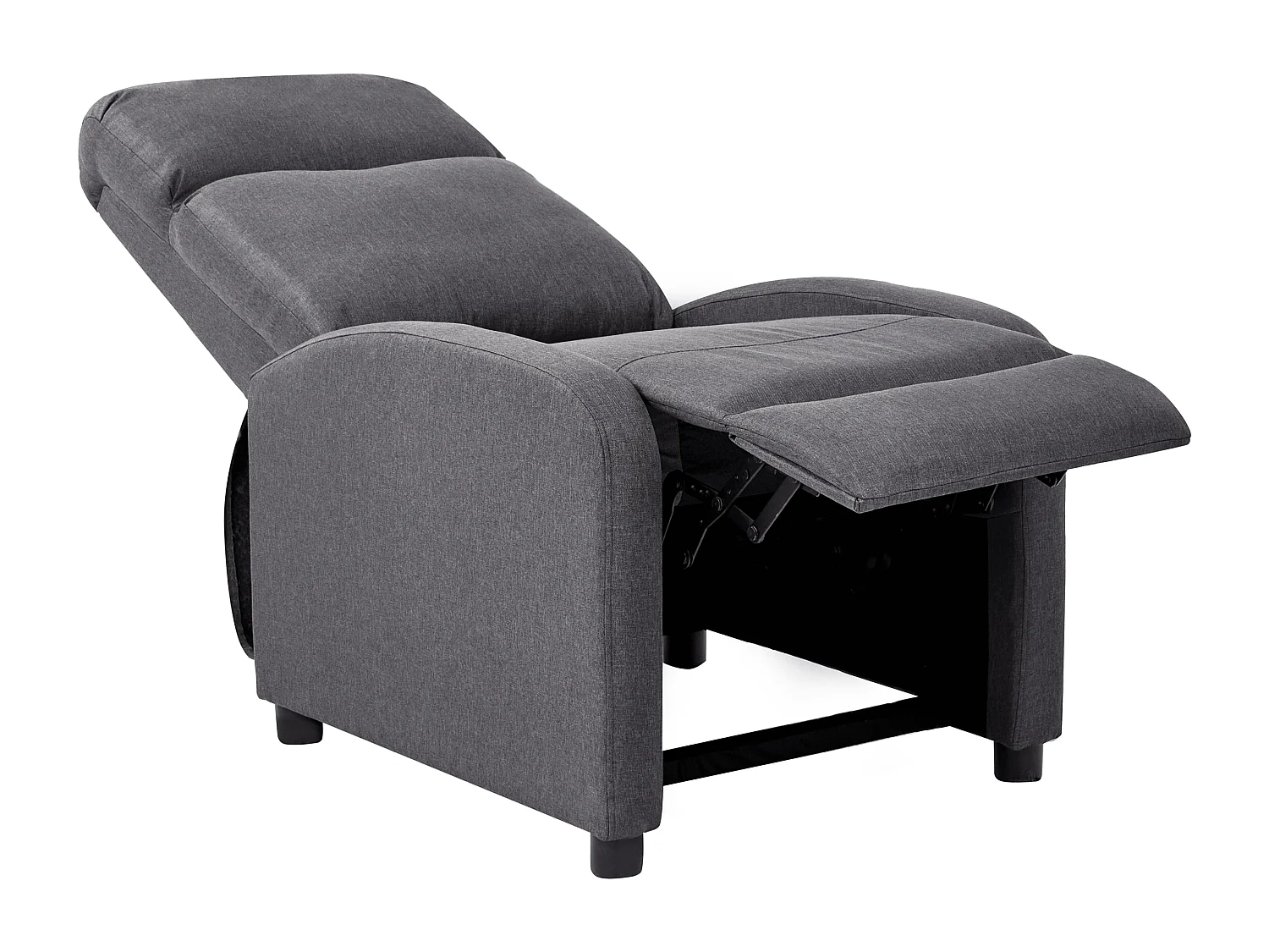 Fauteuil inclinable EMINENCE Lin synthétique Gris foncé