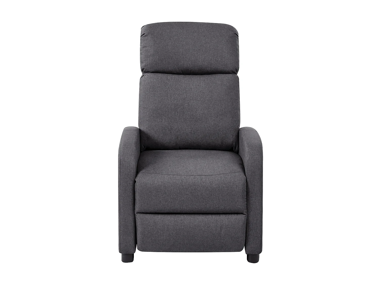 Fauteuil inclinable EMINENCE Lin synthétique Gris foncé