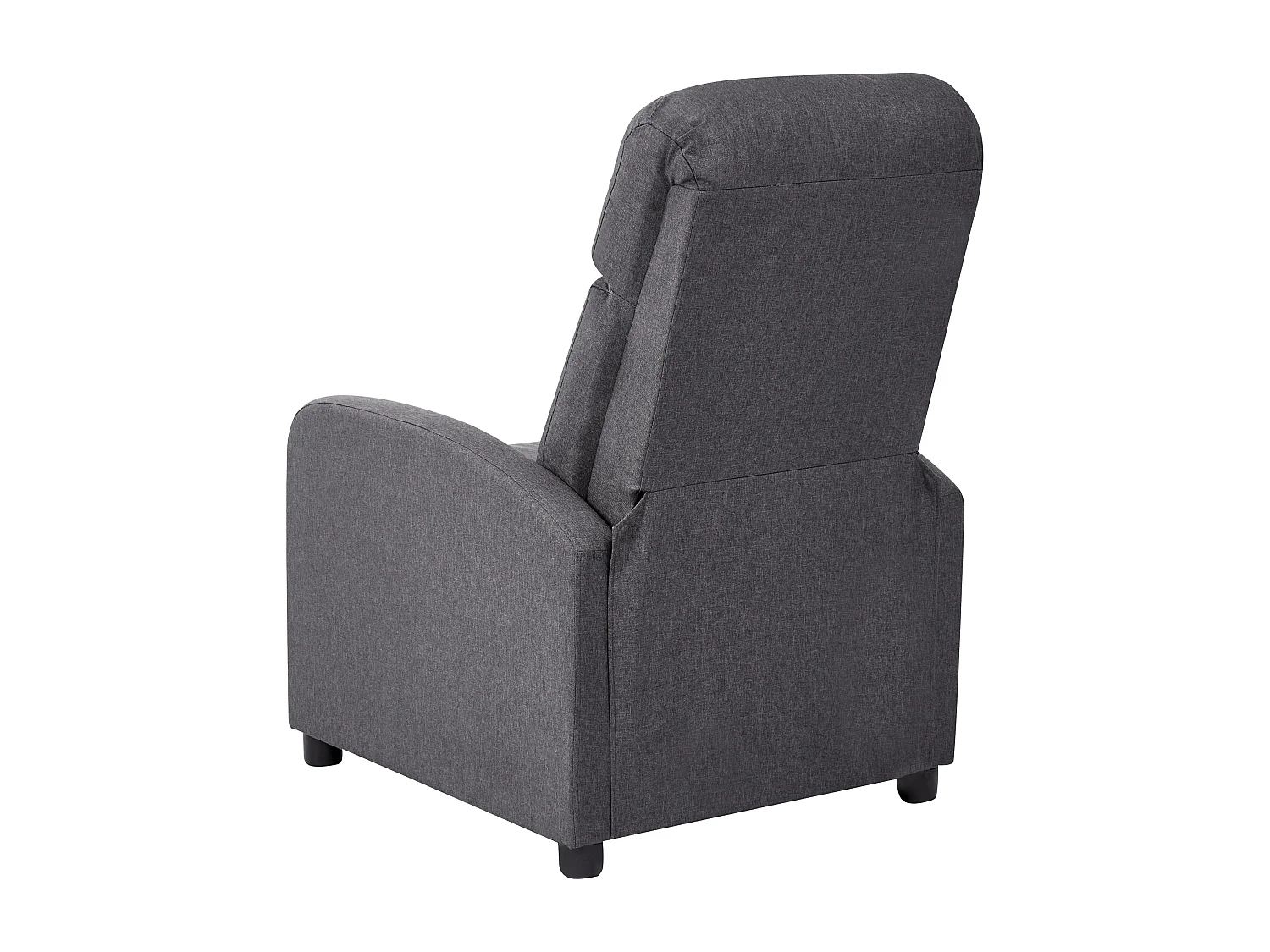 Fauteuil inclinable EMINENCE Lin synthétique Gris foncé