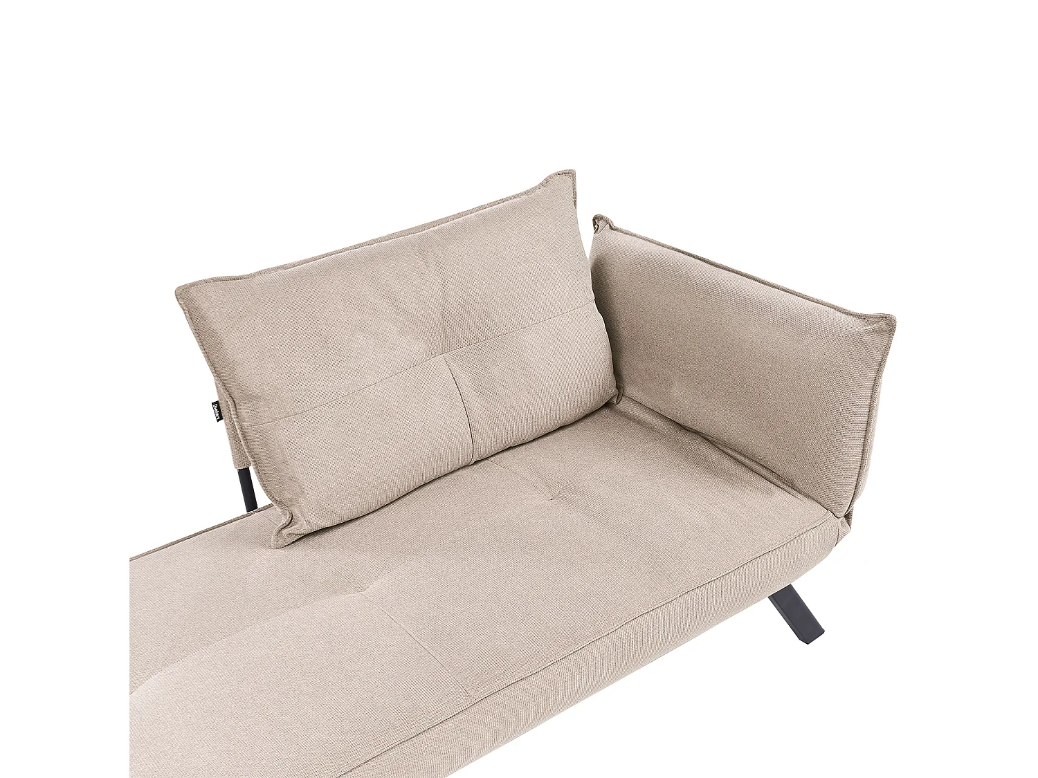 Chaise longue côté droit ROCAMADOUR Tissu Taupe