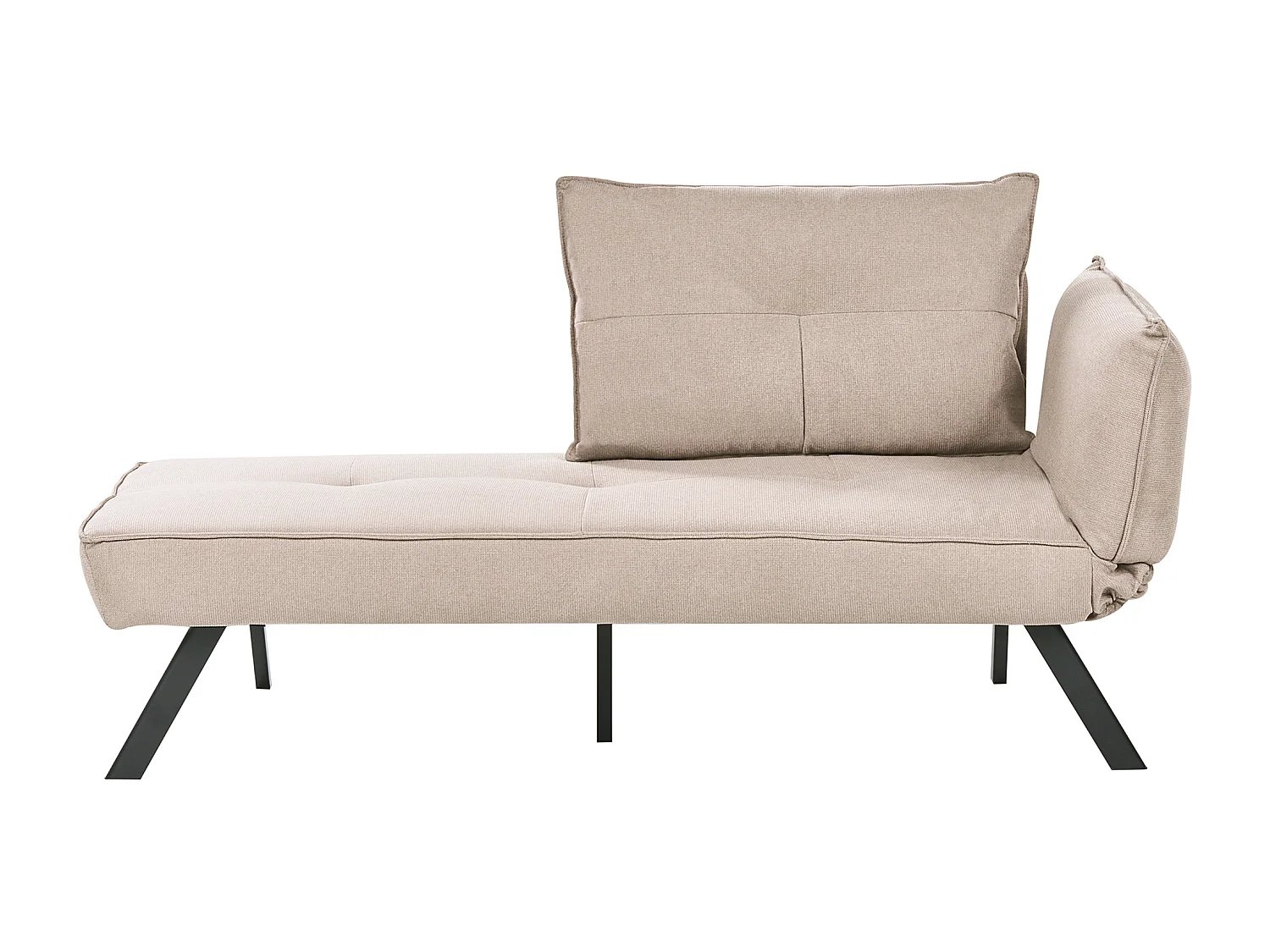 Chaise longue côté droit ROCAMADOUR Tissu Taupe