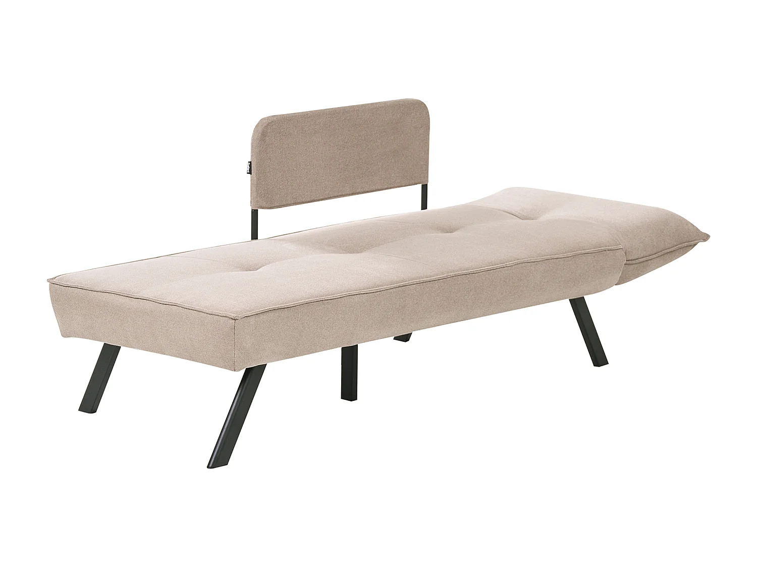 Chaise longue côté droit ROCAMADOUR Tissu Taupe