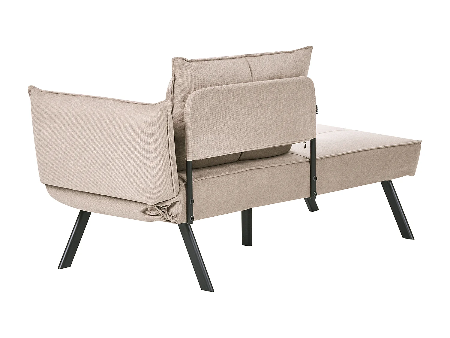 Chaise longue côté droit ROCAMADOUR Tissu Taupe