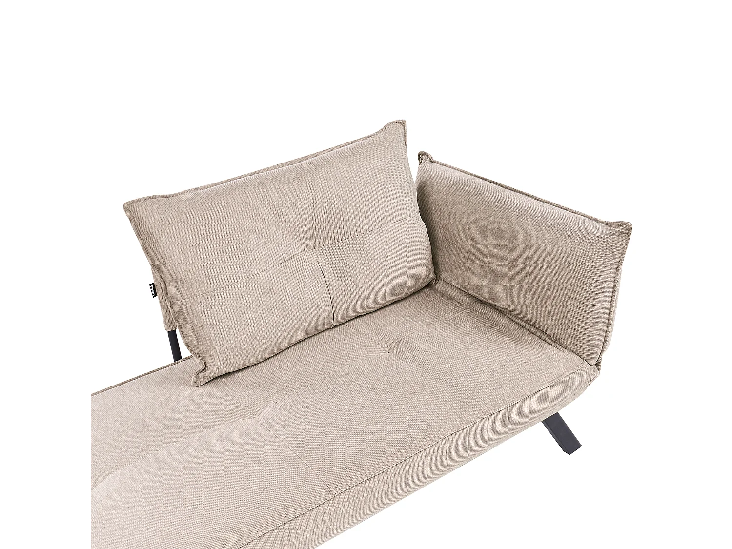 Chaise longue côté droit ROCAMADOUR Tissu Taupe