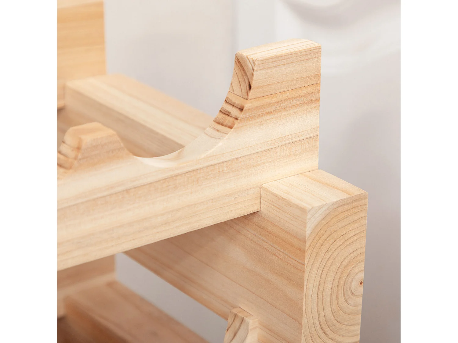 Scaffale cantinetta vini per 48 bottiglie in legno di pino