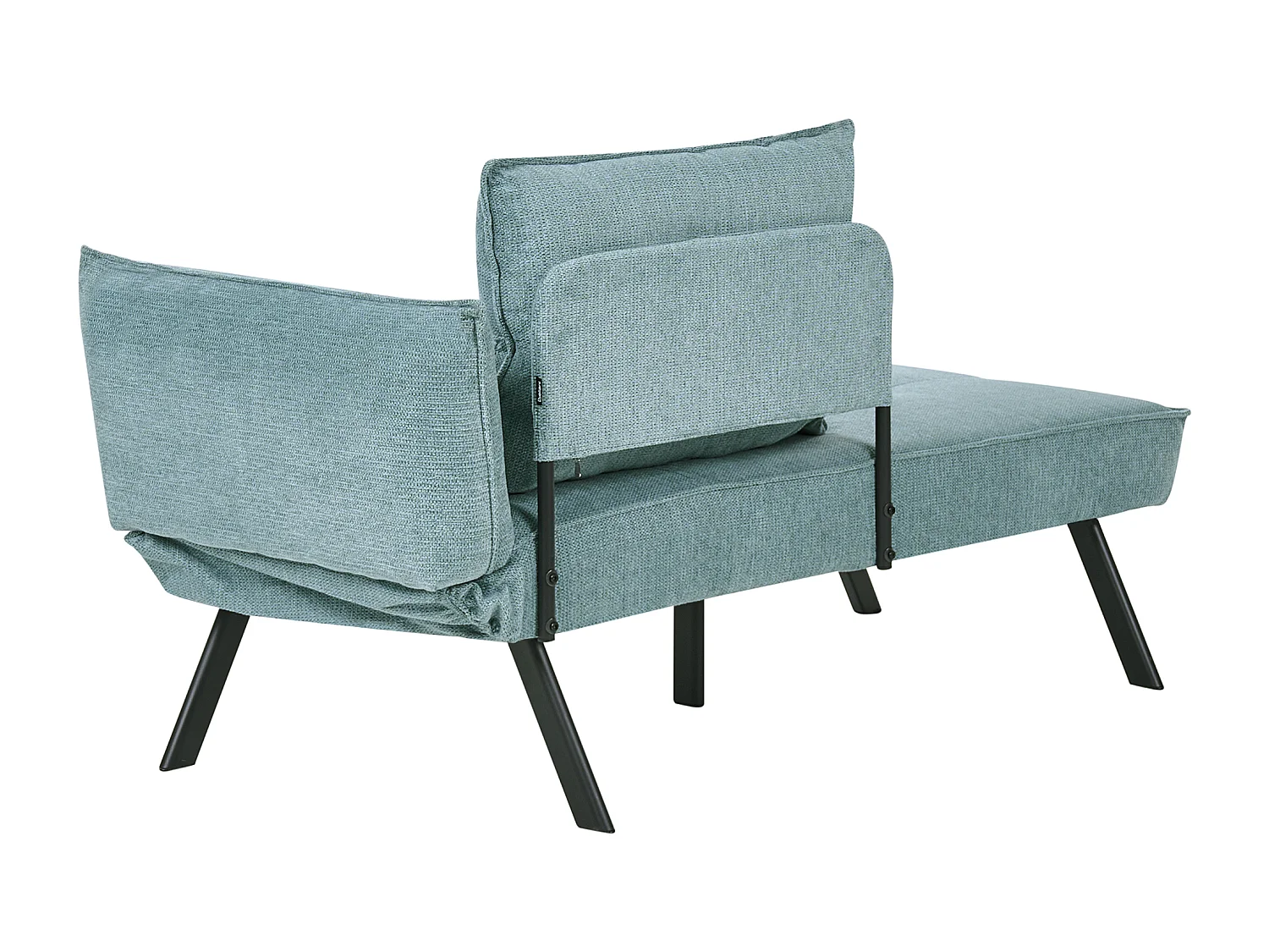 Chaise longue côté droit ROCAMADOUR Tissu Bleu clair