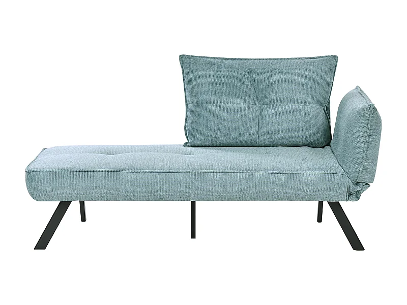 Chaise longue côté droit ROCAMADOUR Tissu Bleu clair