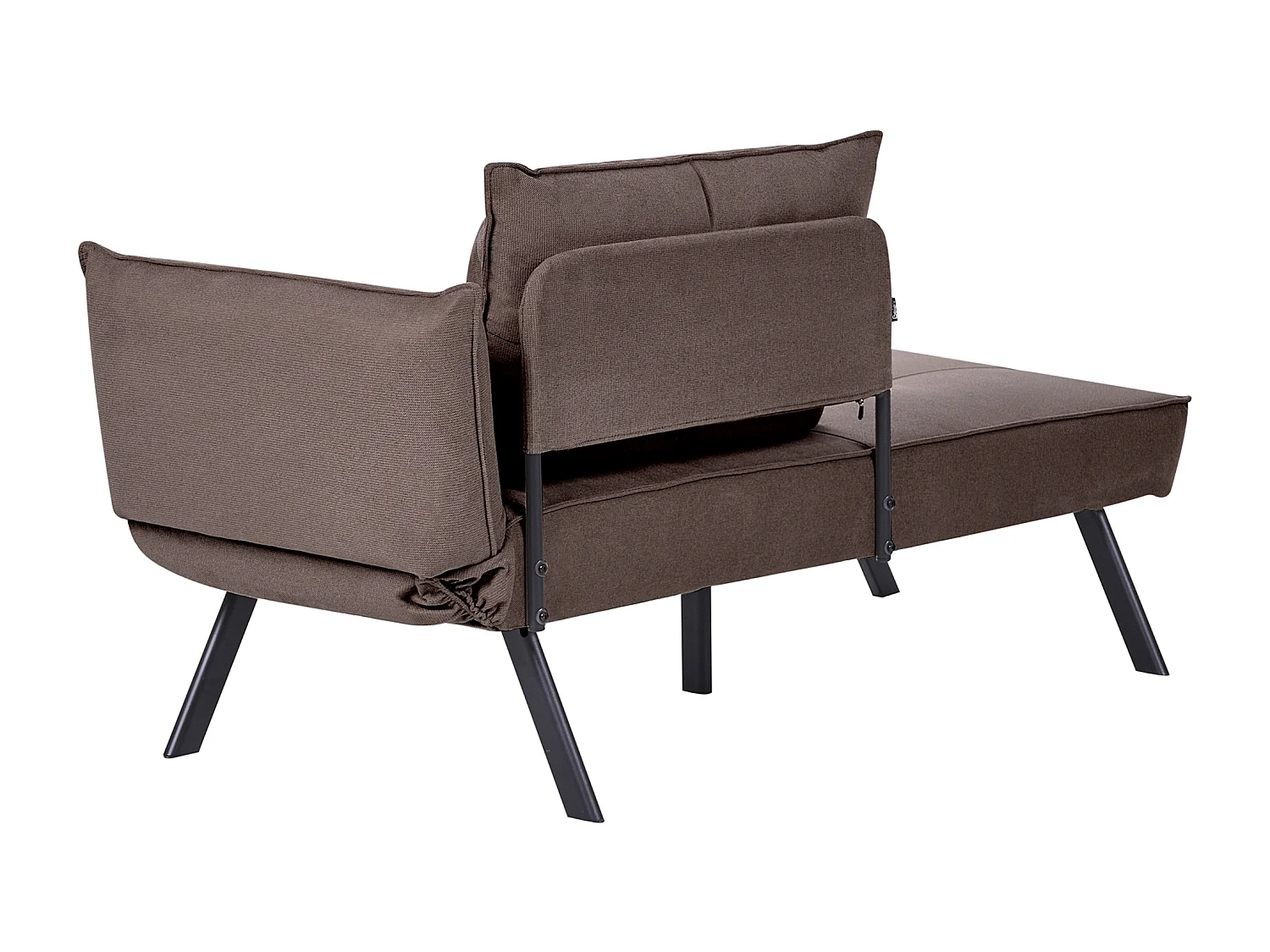 Chaise longue côté droit ROCAMADOUR Tissu Marron