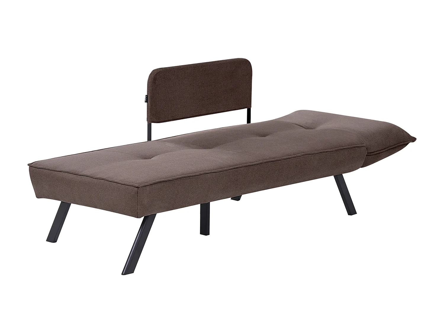 Chaise longue côté droit ROCAMADOUR Tissu Marron