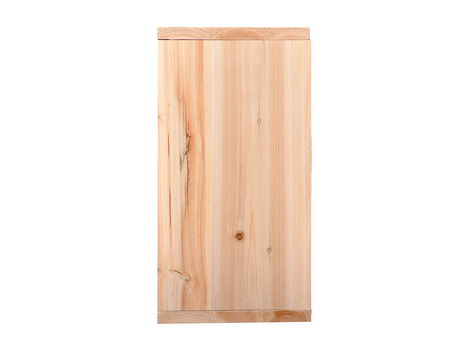 Mobiletto portabottiglie 4 sezioni in legno naturale colore legno