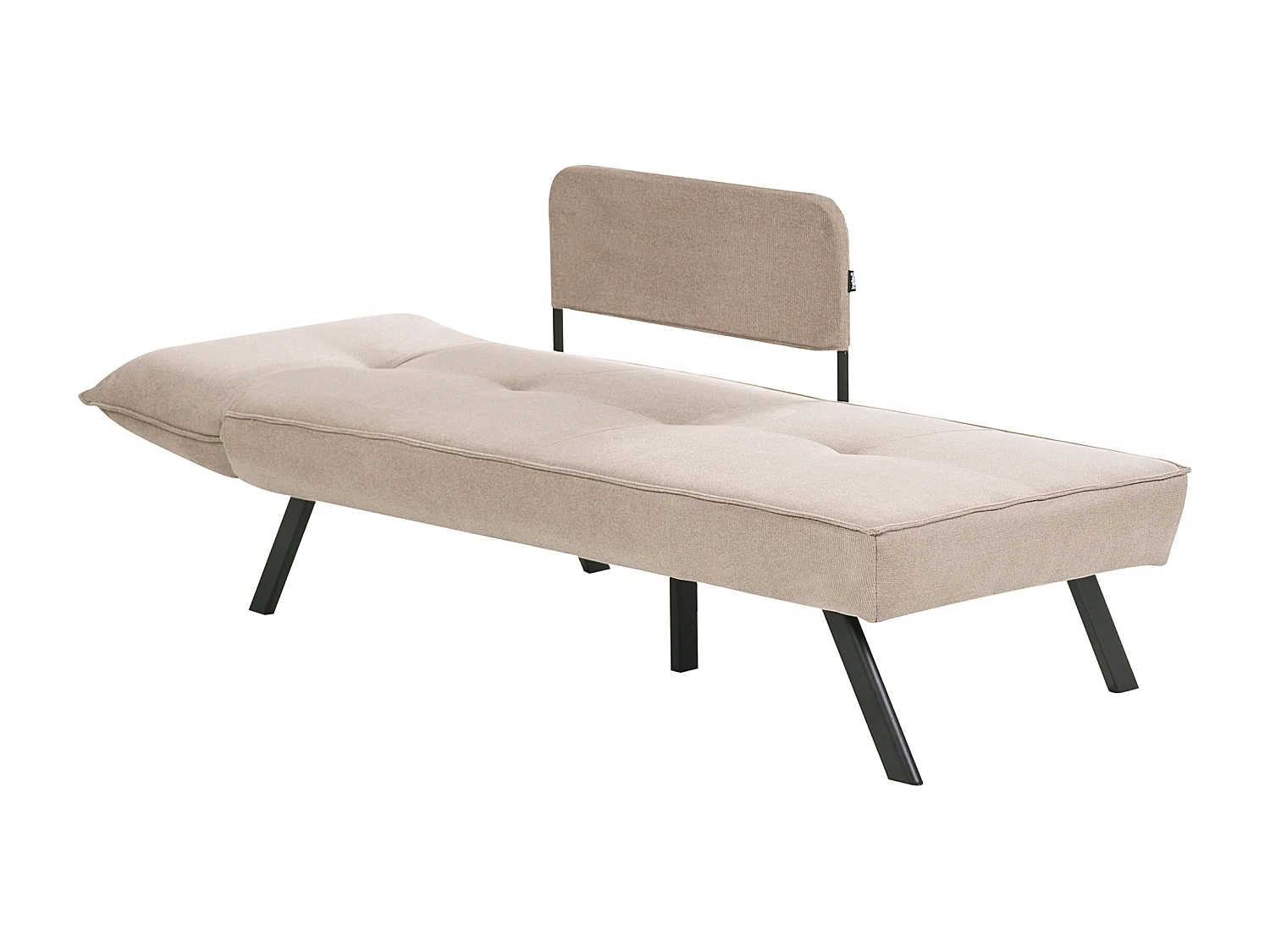 Chaise longue côté droite ROCAMADOUR Tissu Taupe