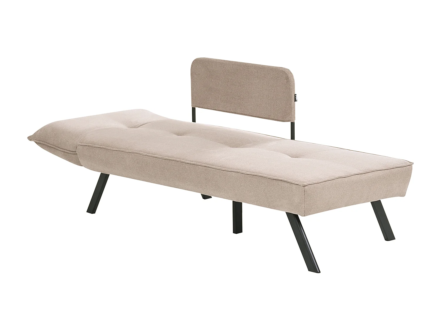 Chaise longue côté gauche ROCAMADOUR Tissu Taupe