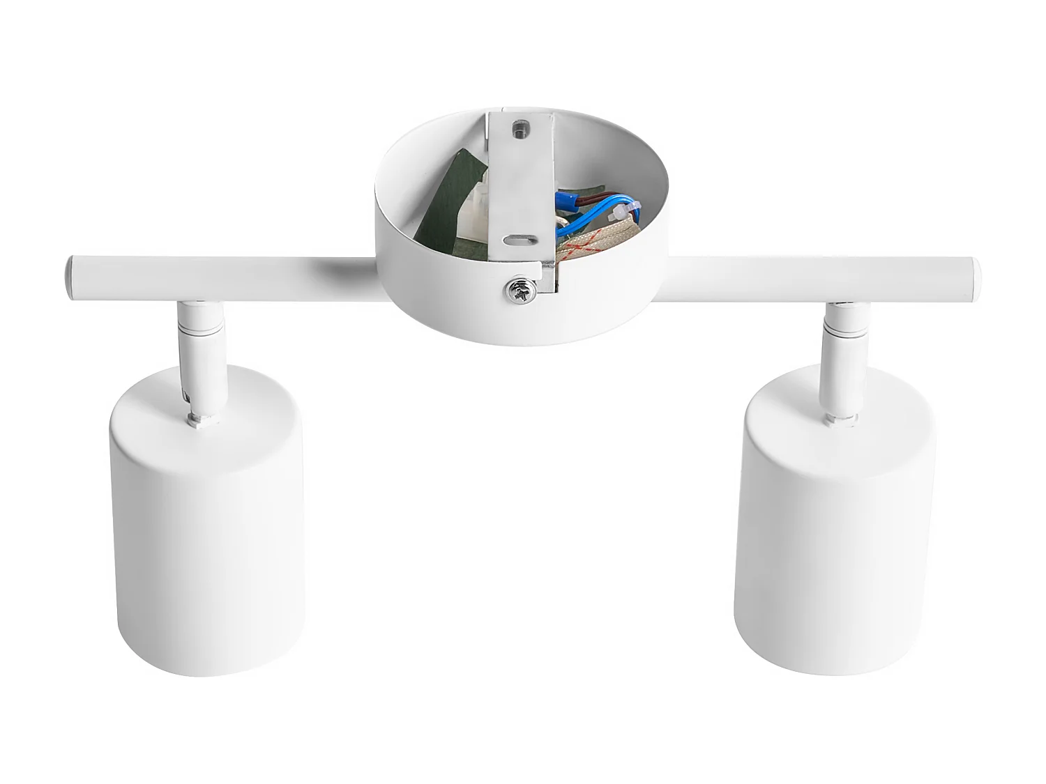 Spot à 2 lumières NYANDO Métal Blanc