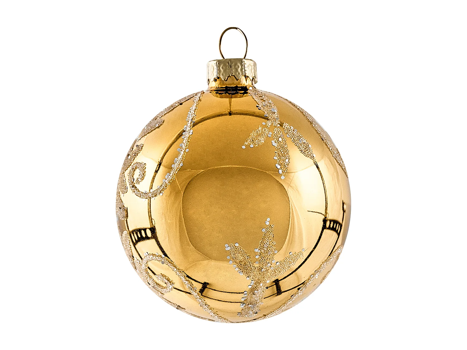 Lot de 35 boules ICEDROP Verre Bleu/doré