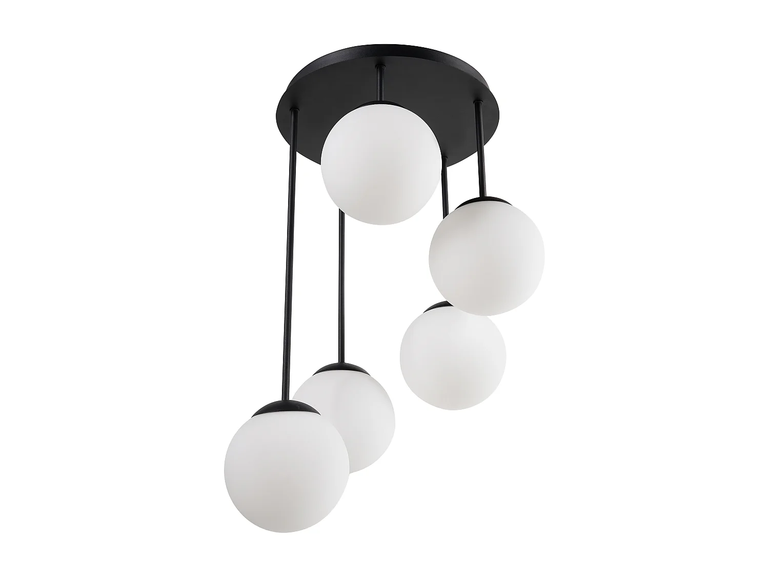 Lampe suspension RIANA Métal Noir