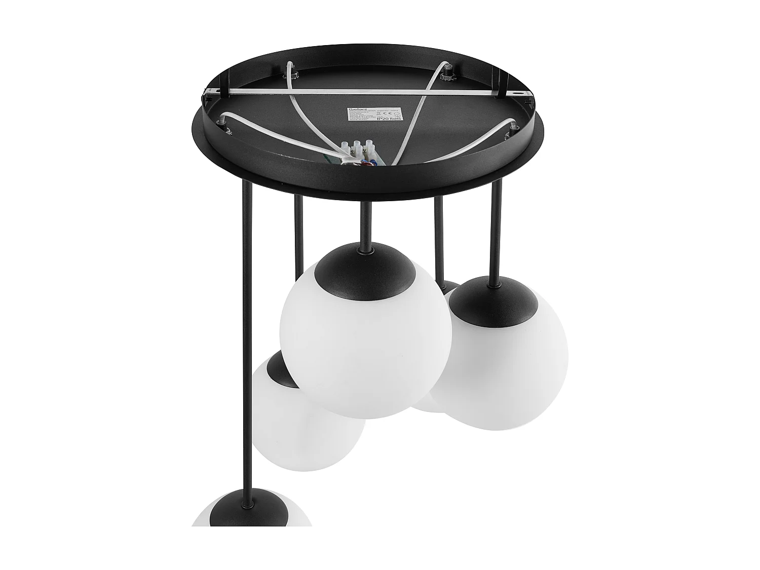 Lampe suspension RIANA Métal Noir