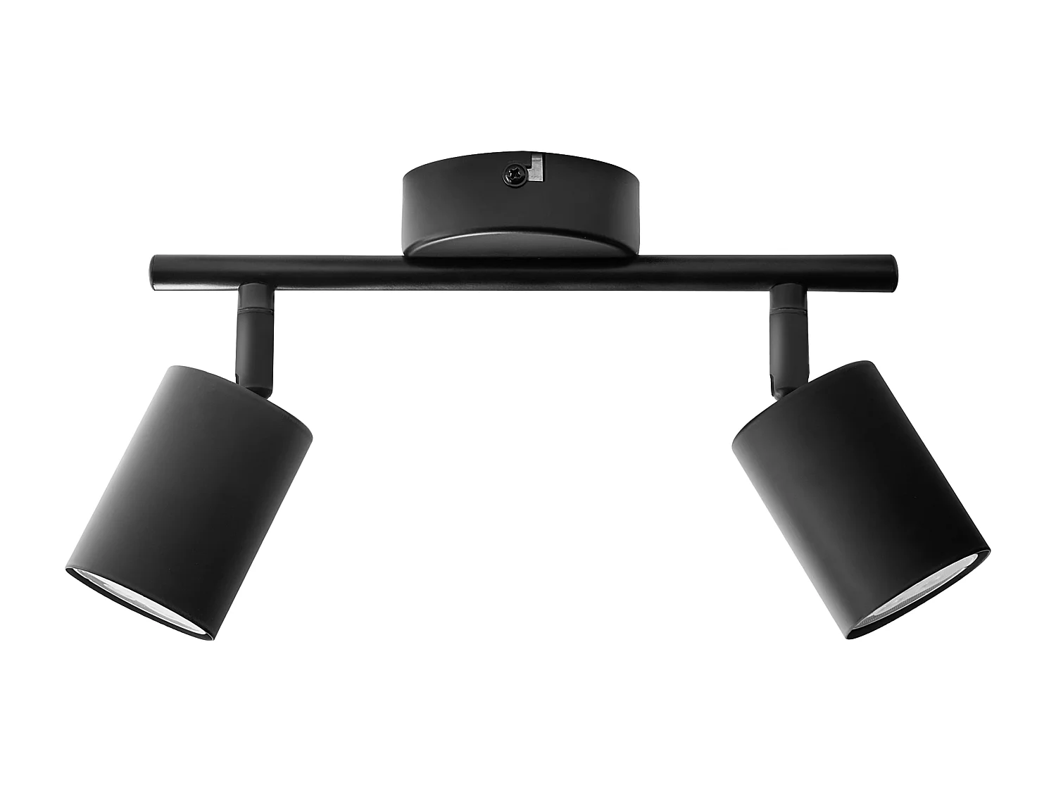 Spot à 2 lumières NYANDO Métal Noir