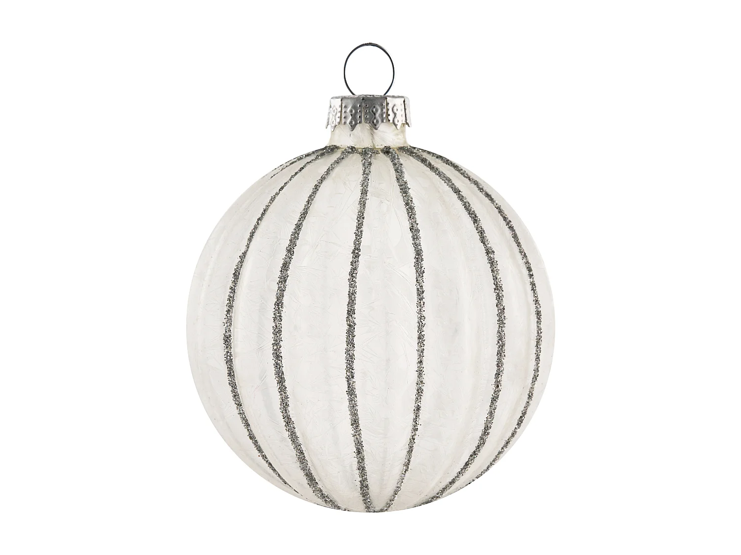 Lot de 35 boules SNOWFALL Verre Bleu