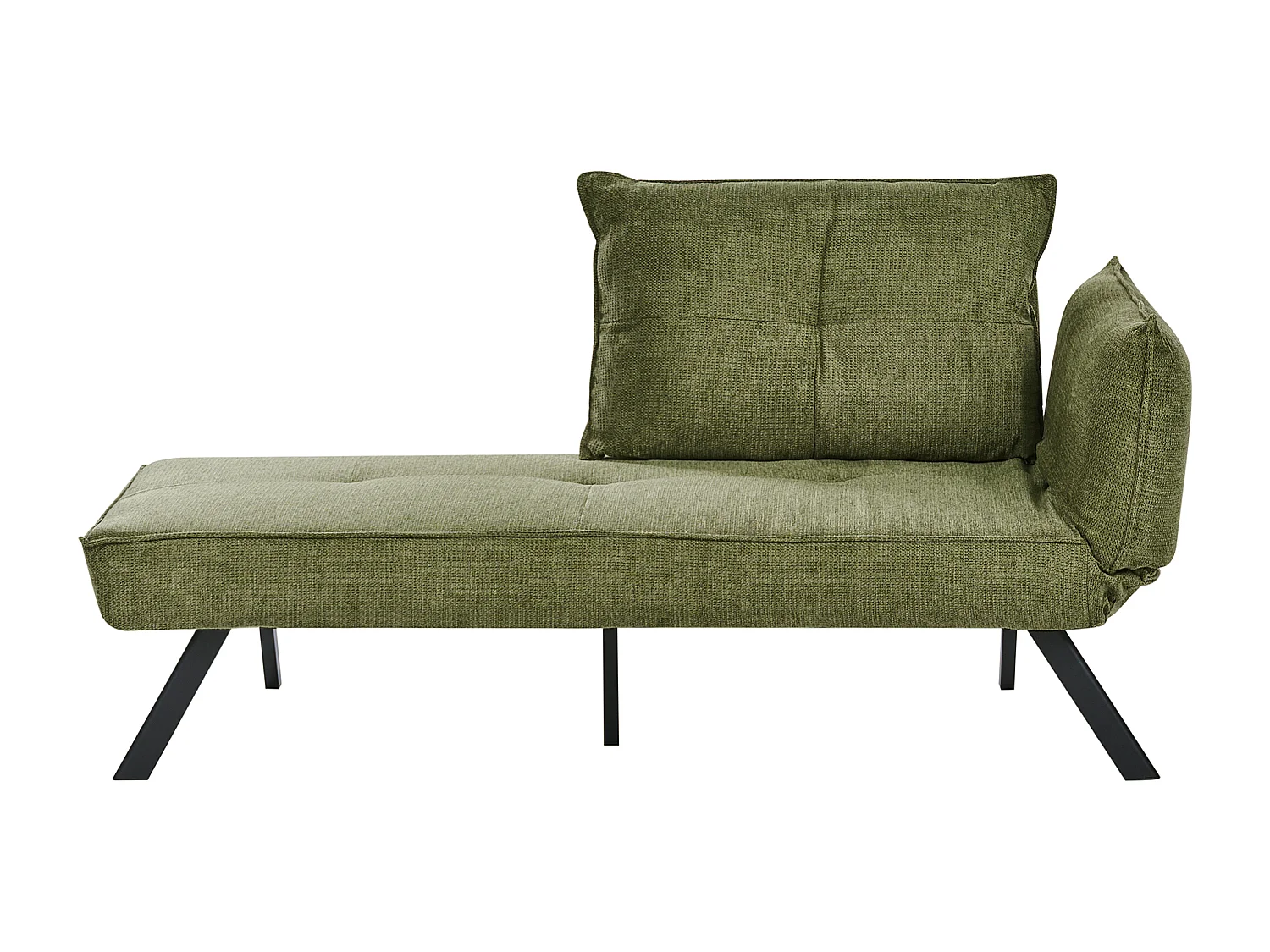 Chaise longue côté droit ROCAMADOUR Tissu Vert