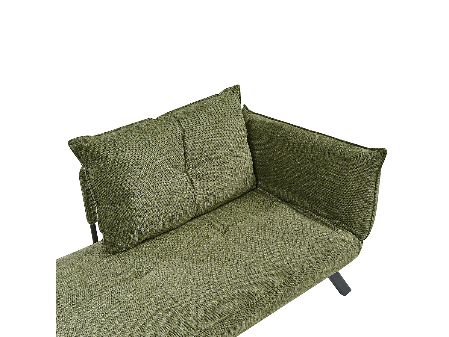Chaise longue côté droit ROCAMADOUR Tissu Vert
