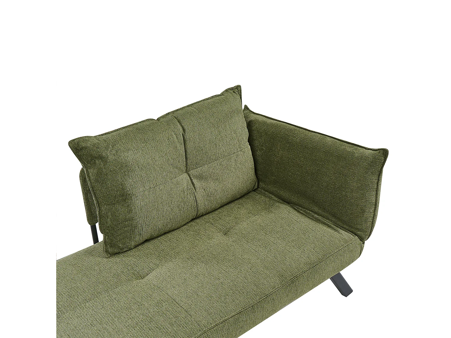 Chaise longue côté droit ROCAMADOUR Tissu Vert