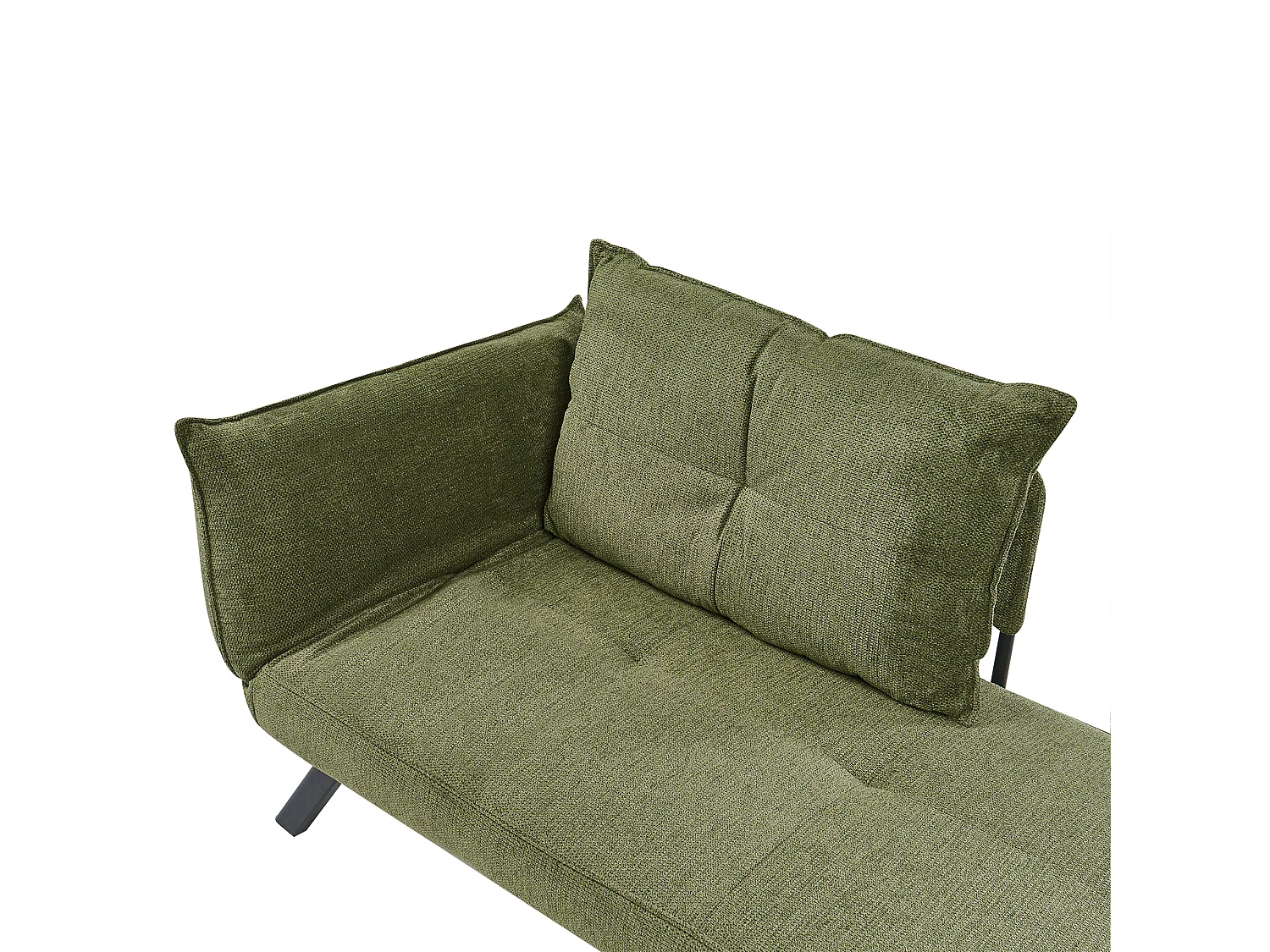 Chaise longue côté droite ROCAMADOUR Tissu Vert