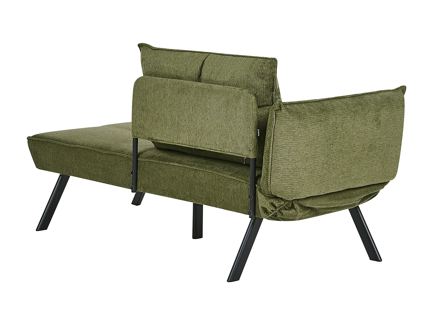 Chaise longue côté gauche ROCAMADOUR Tissu Vert