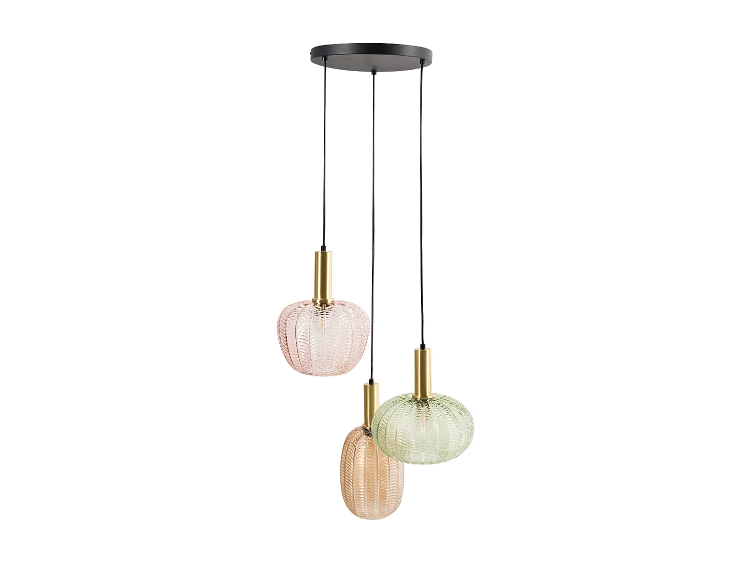 Lampe suspension NJORO Verre Multicolore