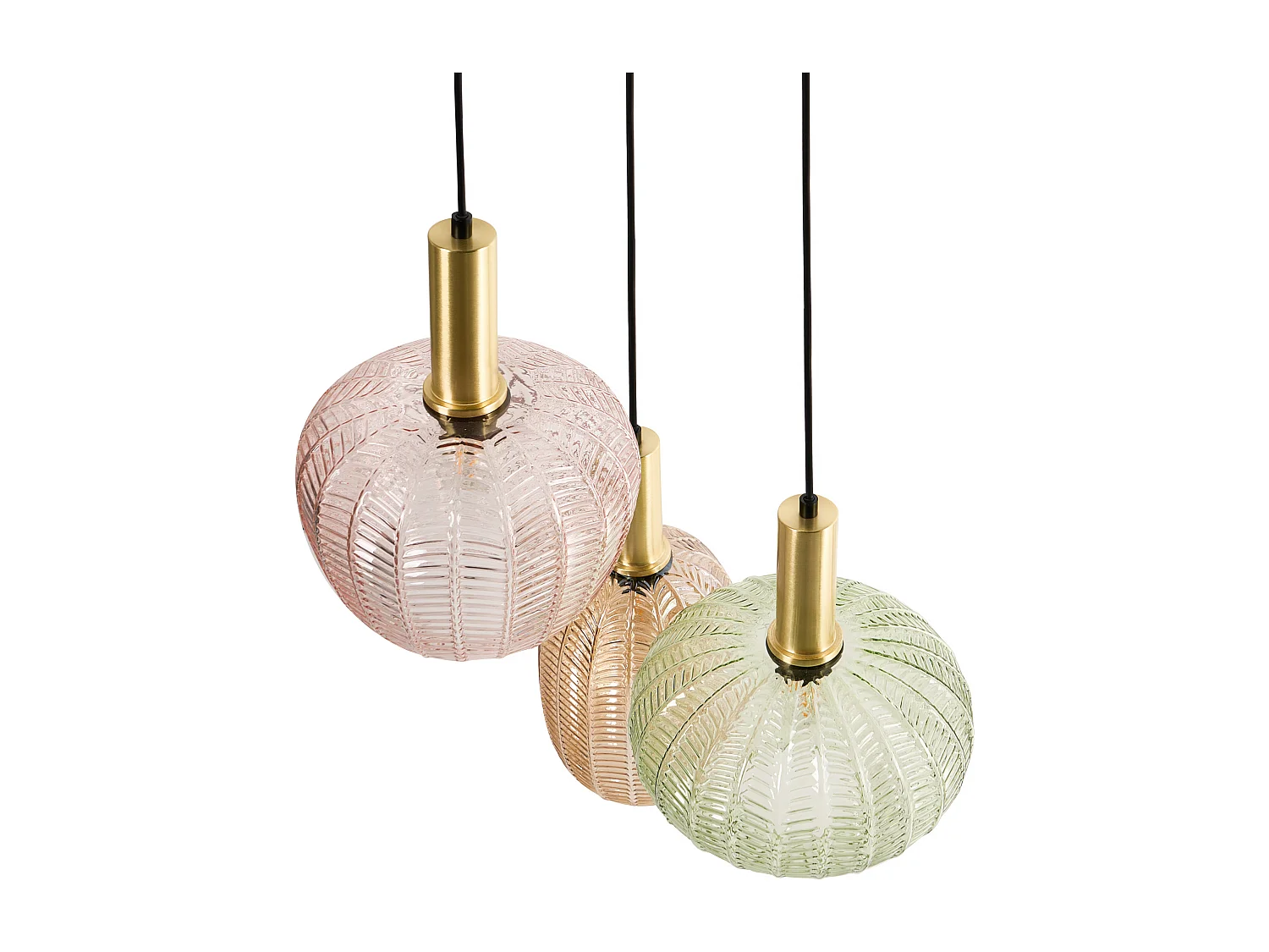 Lampe suspension NJORO Verre Multicolore