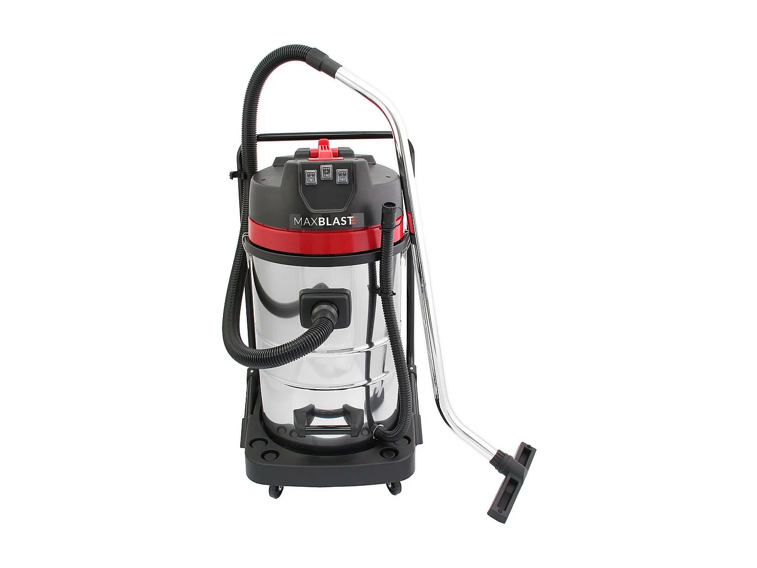 80L Nass- & Trocken Industriestaubsauger mit Dachrinnenstangen und Kamera