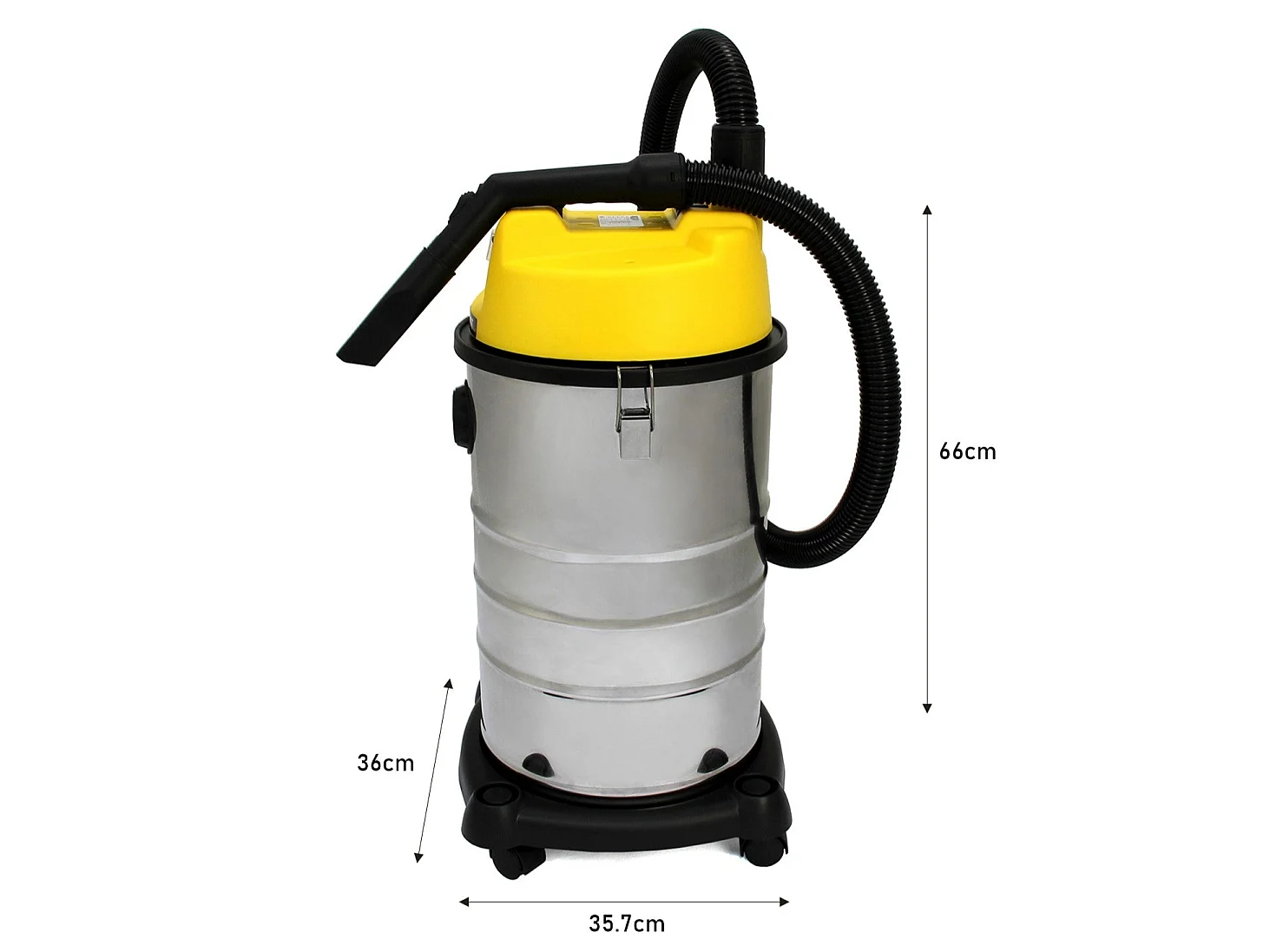 MAXBLAST Lot de Aspirateur Industriel 30 L, Perche Pour Gouttières & Caméra d'Inspection