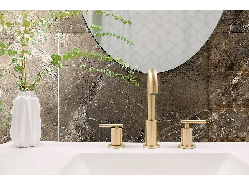 panneaux muraux douche - dalle pvc dumawall+ gloss sambro 37,5 cm ht x 65 cm lg - lot de 8 plaques - 1,95 m2