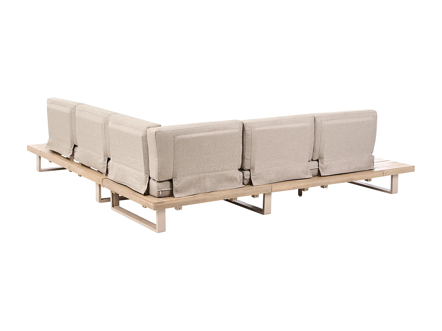 Ensemble de housses de coussins d'extérieur MYKONOS Taupe