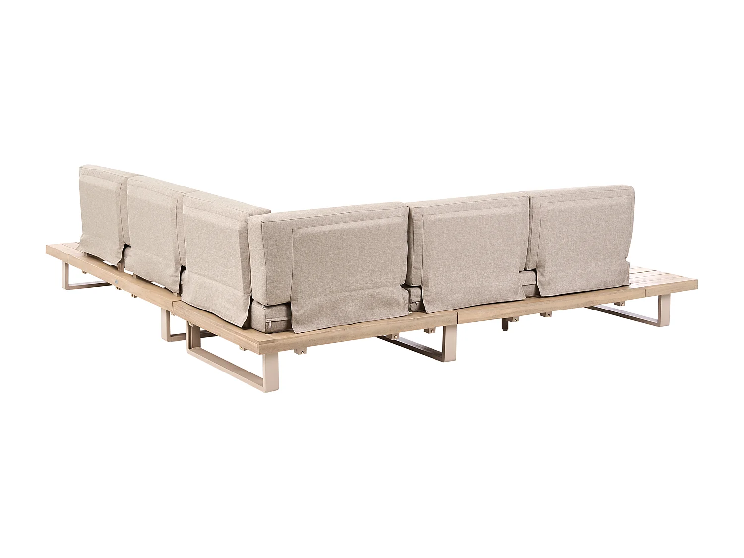 Ensemble de housses de coussins d'extérieur MYKONOS Taupe