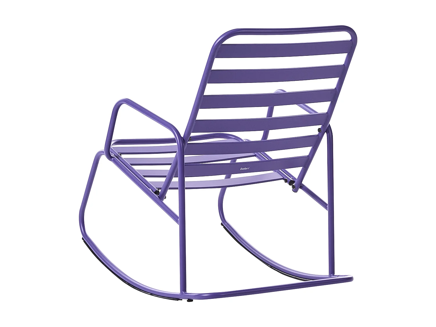 Fauteuil à bascule de jardin TURI Métal Bleu