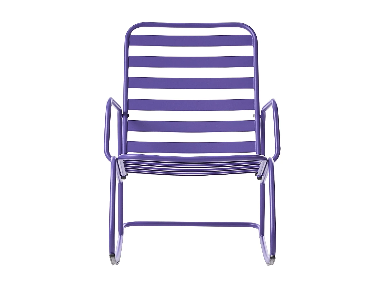 Fauteuil à bascule de jardin TURI Métal Bleu