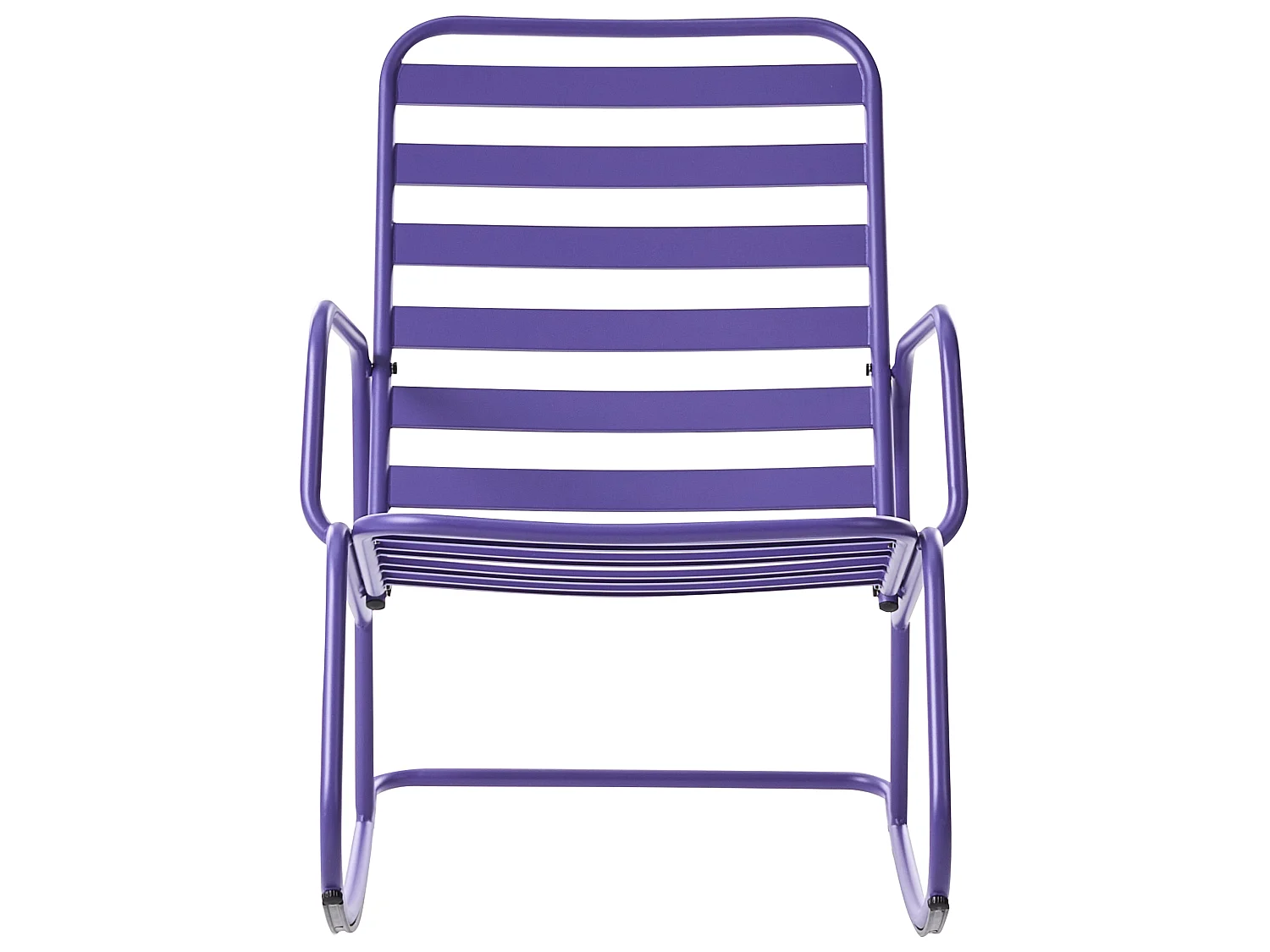 Fauteuil à bascule de jardin TURI Métal Bleu