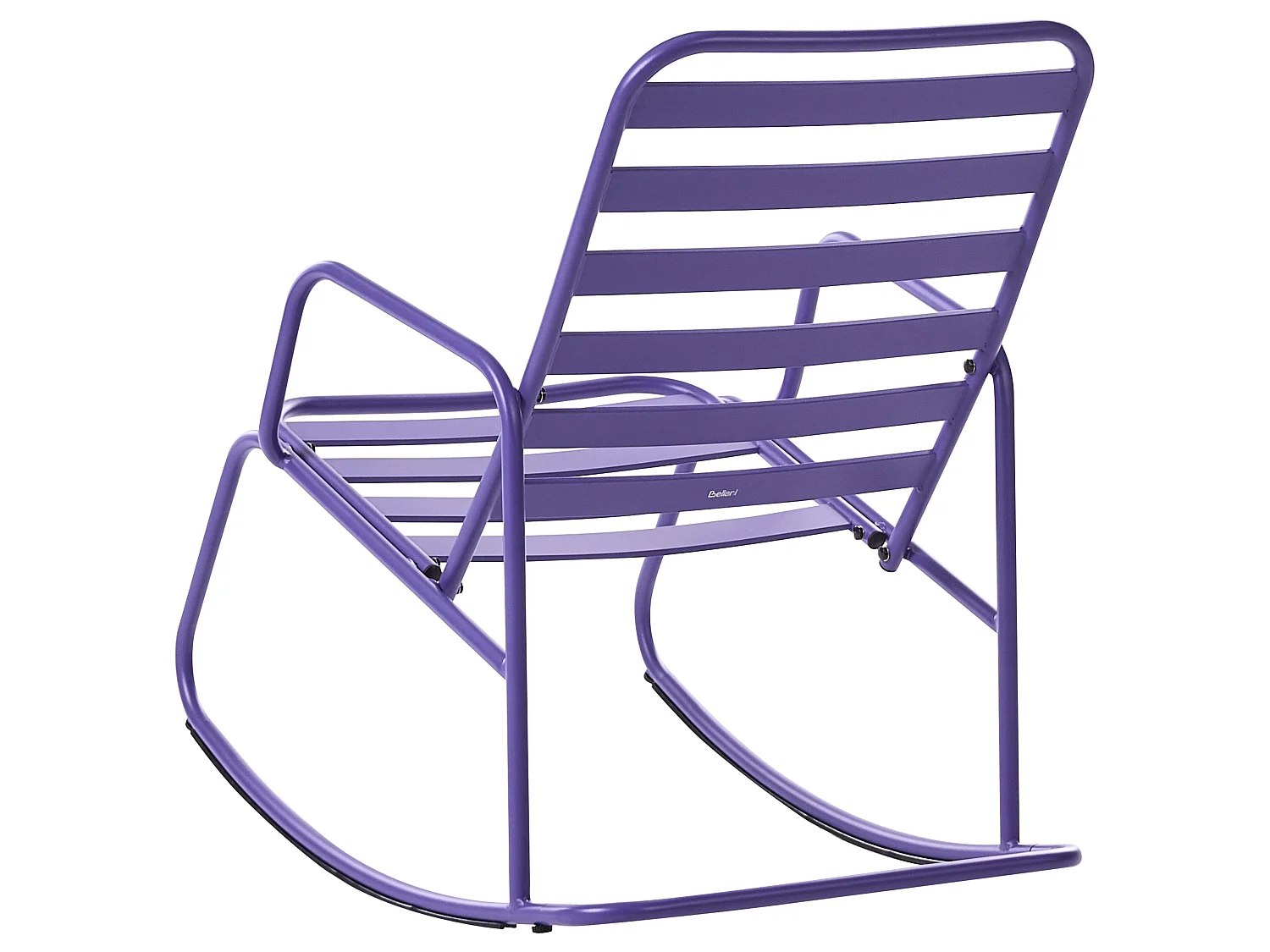 Fauteuil à bascule de jardin TURI Métal Bleu