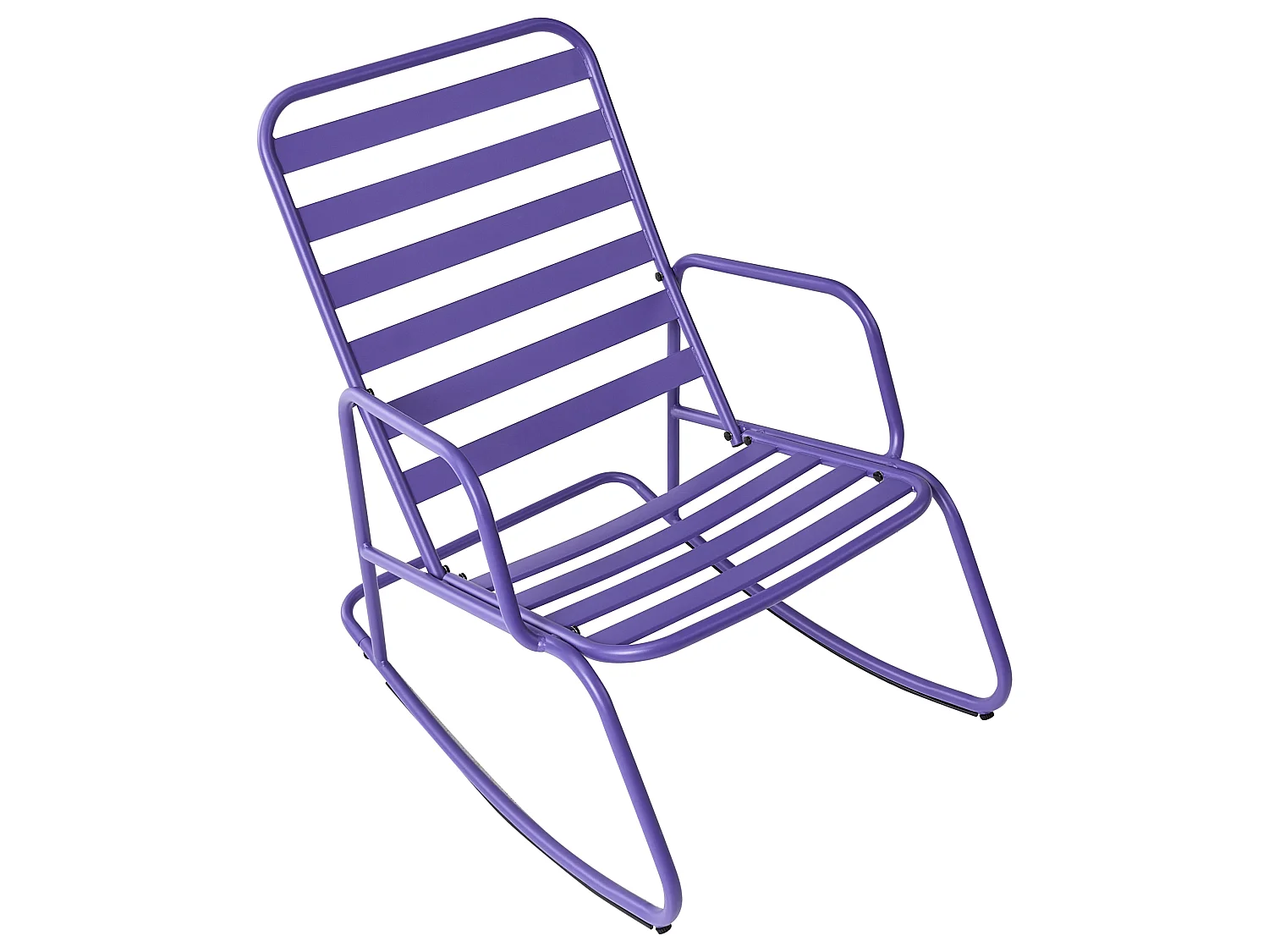 Fauteuil à bascule de jardin TURI Métal Bleu