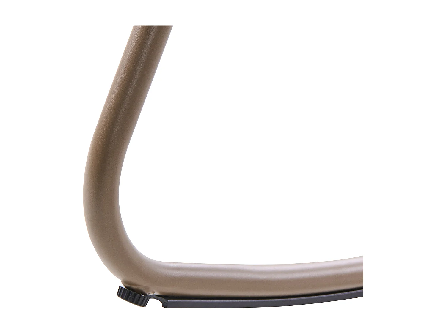 Fauteuil à bascule de jardin TURI Métal Taupe