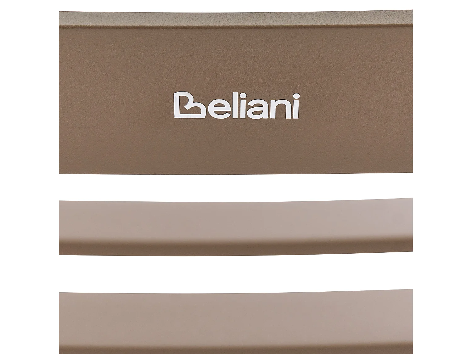 Fauteuil à bascule de jardin TURI Métal Taupe