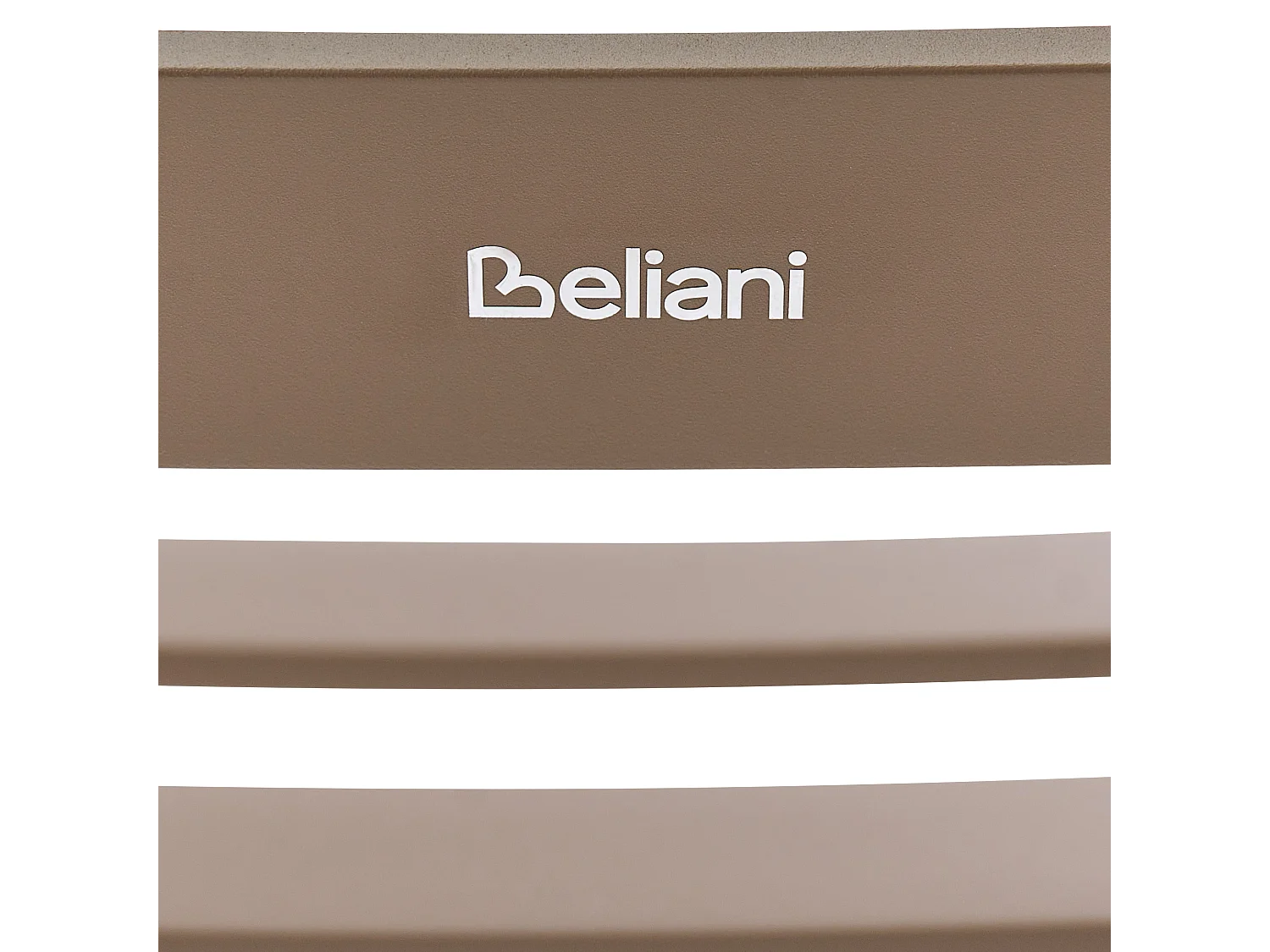 Fauteuil à bascule de jardin TURI Métal Taupe