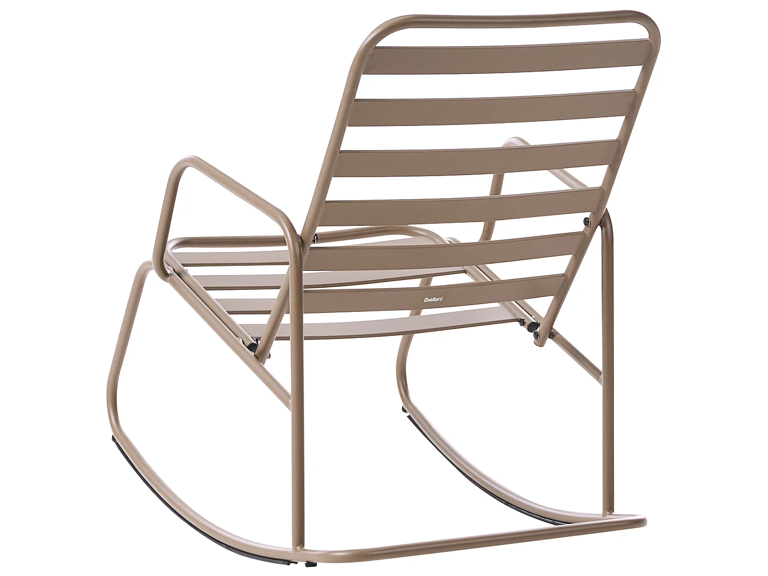 Fauteuil à bascule de jardin TURI Métal Taupe