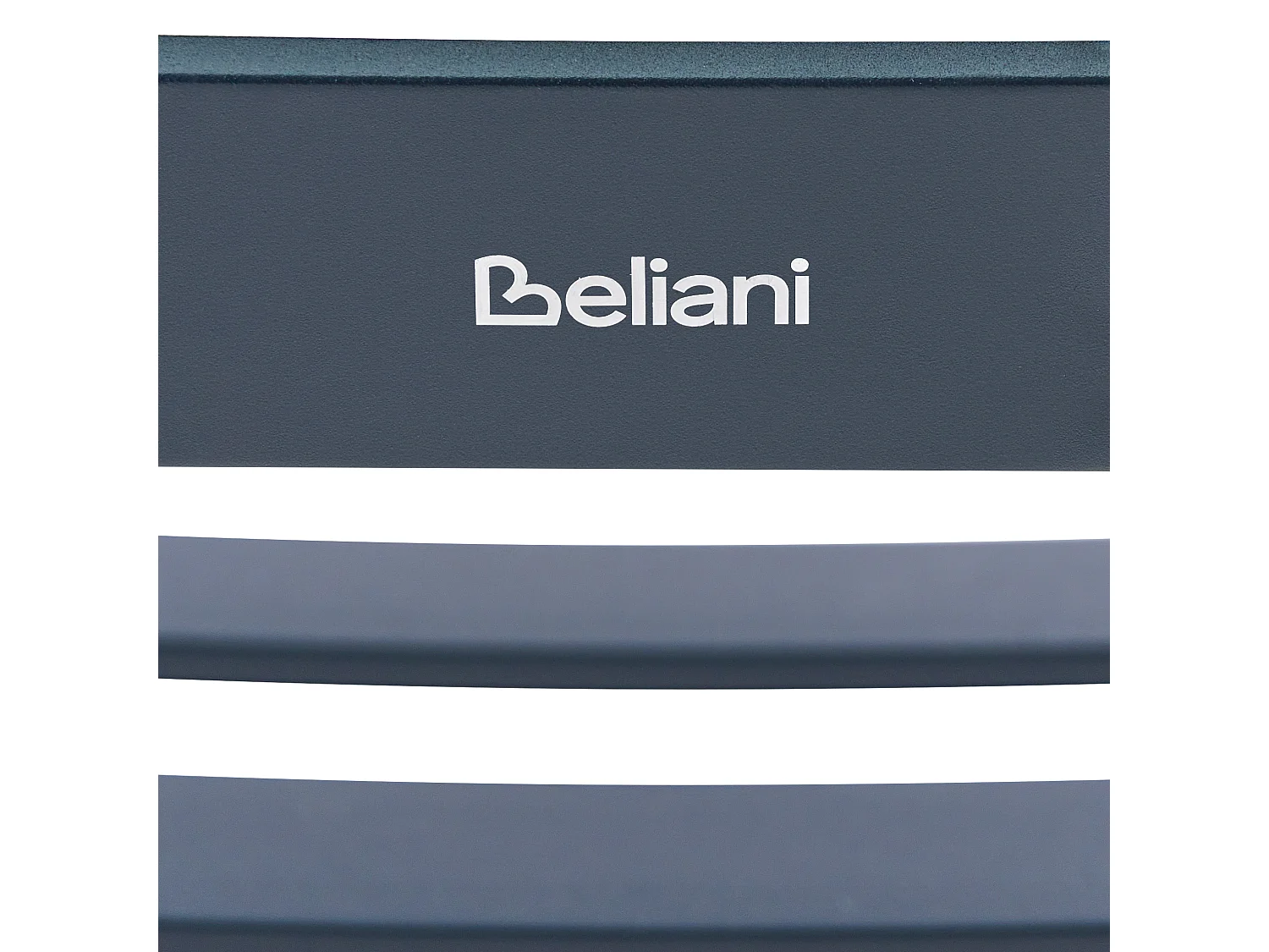 Fauteuil à bascule de jardin TURI Métal Noir