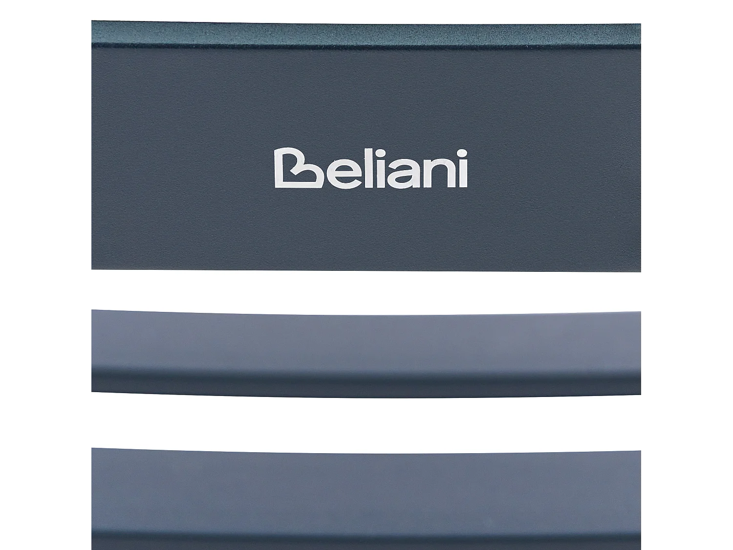 Fauteuil à bascule de jardin TURI Métal Noir