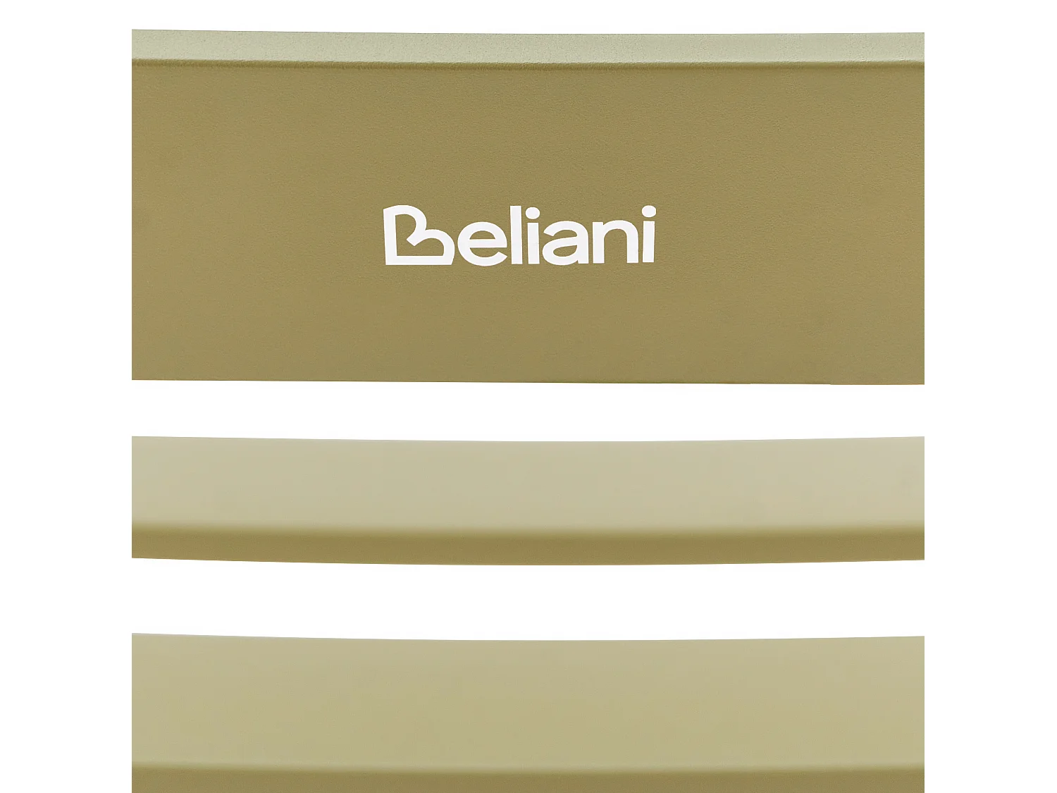 Fauteuil à bascule de jardin TURI Métal Vert olive