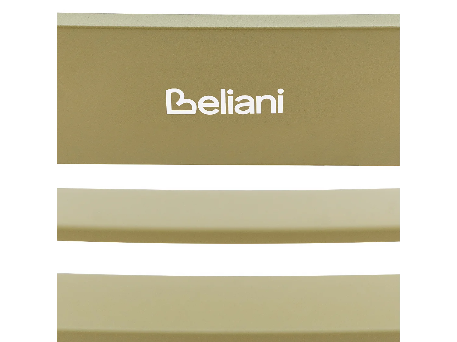 Fauteuil à bascule de jardin TURI Métal Vert olive