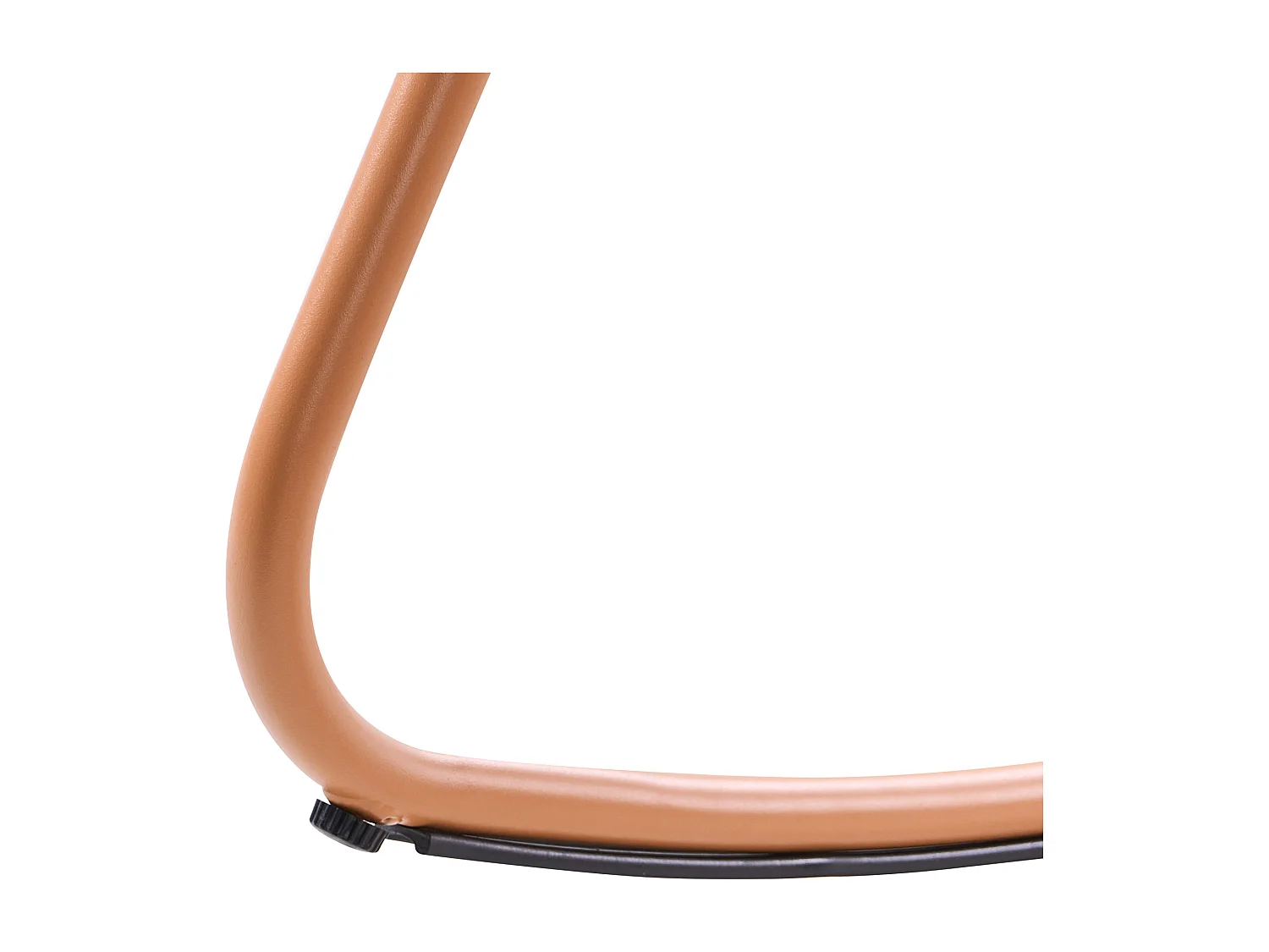 Fauteuil à bascule de jardin TURI Métal Marron doré