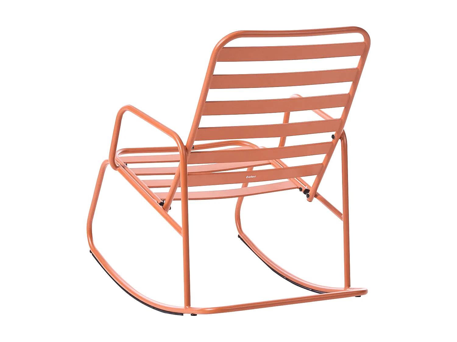Fauteuil à bascule de jardin TURI Métal Orange